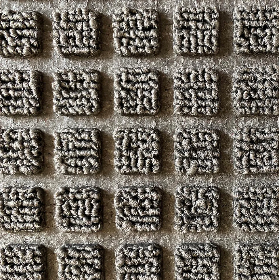 Tapis d'entrée polypropylène Boykins GoodHome gris L.60 x l.90 cm