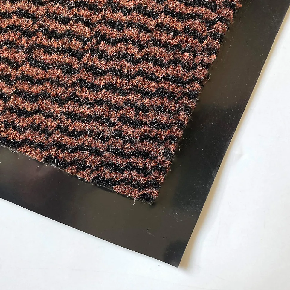 Tapis d'entrée polypropylène Boykins GoodHome marron L.60 x l.40 cm