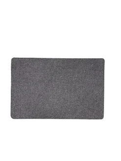 Tapis d'entrée polypropylène classique gris L.60 x l.40 x ep.1,5 cm