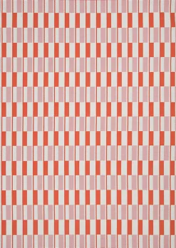 Tapis d'extérieur Capu géométrique orange l.160 x L.230 cm