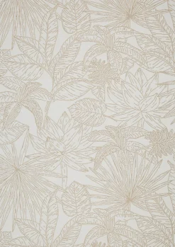 Tapis d'extérieur Capu palm beige l.160 x L.230 cm