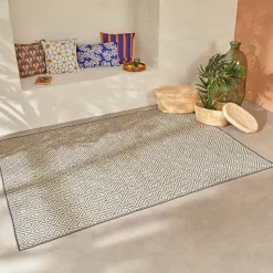 Tapis d'extérieur Ilanga gris 150x200cm - Atmosphera