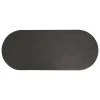 Tapis diatomite anti-dérapant L120cm oval - Noir- 5five
