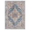 Tapis Dorsey GoodHome l. 120cm x L. 170cm bleu