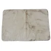Tapis effet fourrure ultra doux beige L.90 x l.60cm Ornami