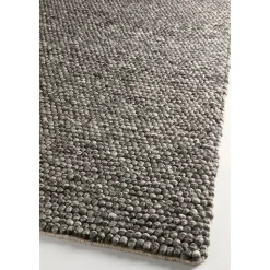 Tapis effet galet tissé beige foncé gris L.170 x l.120cm GoodHome
