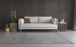 Tapis effet galet tissé beige foncé gris L.170 x l.120cm GoodHome