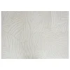 Tapis effet laine Anoai blanc 200x150cm- Blanc feuille- Atmosphera