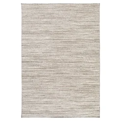 Tapis effet tissé Azusa GoodHome tissage à plat L.120 x L.170cm crème et naturel