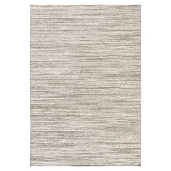 Tapis effet tissé Azusa GoodHome tissage à plat L.160 x L.230cm crème et naturel