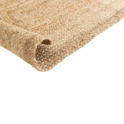 Tapis effet tissé Melua GoodHome tissage à plat L.160 x L.230cm naturel