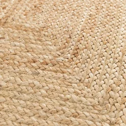 Tapis effet tissé Melua GoodHome tissage à plat L.160 x L.230cm naturel