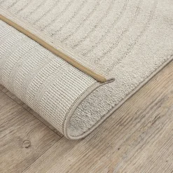 Tapis Elisa design géométrique, Beige, 200 x 280 cm