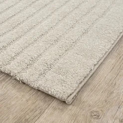 Tapis Elisa design géométrique, Beige, 160 x 220 cm