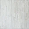Tapis en cuir cousu blanc L.240 x l.180 cm