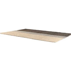 Tapis en jonc de mer et coton carbone Karan