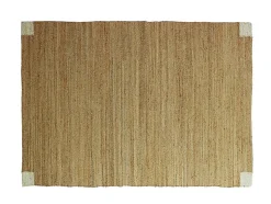 Tapis en jute tissé main - 200 x 290 cm - Naturel - ARAYA