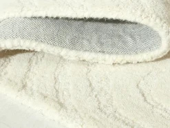 Tapis en relief 100% laine tufté main - 200 x 290 cm - Ivoire - 2100g/m² - NEORA