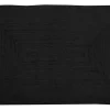 Tapis en toile de jute noir L.180 x l.120cm Deco&co