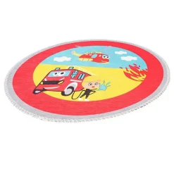 Tapis Enfant Imprimé "Playground III" 160cm Multicolore