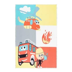 Tapis Enfant Imprimé "Playground III" Multicolore 120 x 180 cm