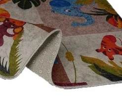 Tapis Enfant JUNGLE Multicolore - 120x160cm