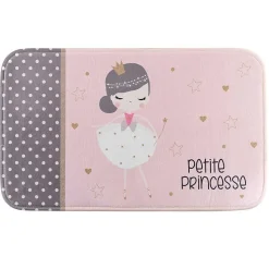 Tapis Enfant "Petite Princesse" 45x75cm Rose