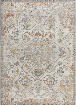 Tapis extérieur ATTICGO multicolore rectangulaire vintage 80x150 cm SAMARA