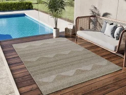 Tapis extérieur ATTICGO naturel rectangulaire intérieur-extérieur 126x190 cm ORIA