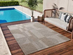 Tapis extérieur ATTICGO naturel rectangulaire intérieur-extérieur 126x190 cm ORIA