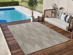 Tapis extérieur ATTICGO naturel rectangulaire intérieur-extérieur 190x290 cm ORIA
