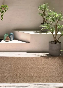 Tapis extérieur ATTICGO naturel rectangulaire effet jute 120x170 cm ACRA