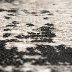 Tapis extérieur en polypropylène Catania noir 170x120 cm