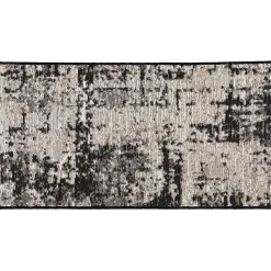 Tapis extérieur en polypropylène Catania noir 110x60 cm