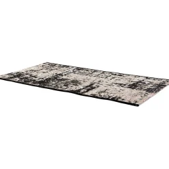 Tapis extérieur en polypropylène Catania noir 110x60 cm