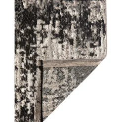 Tapis extérieur en polypropylène Catania noir 110x60 cm