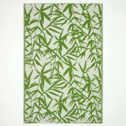 Tapis extérieur terrasse réversible - Tapis de jardin imperméable et résistant UV - Zena - Vert - 150x240 cm - HOMESCAPES