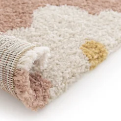 Tapis fleurs maximalistes - Apolline - Rose - 120 x 170 cm