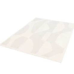 Tapis formes géométriques Cocoon beige L.170 x l.120 cm Balta