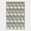 Tapis graphique Essenza Marron - Cubes 3D - 200 x 290 cm