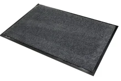 Tapis hygiène très absorbant noir L.90 x l.60 cm