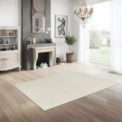 Tapis intérieur - Nazaré - Lignes écru et beige naturel - 80 x 150 cm