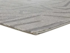 Tapis intérieur ATTICGO argent rectangulaire abstrait 80x150 cm HL-AFRICA