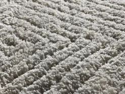 Tapis intérieur ATTICGO argent rectangulaire shaggy 200x290 cm ATESA