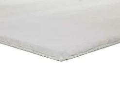 Tapis intérieur ATTICGO blanc rectangulaire shaggy uni 120x180 cm FOX
