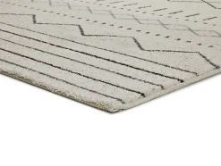 Tapis intérieur ATTICGO blanc rectangulaire éthnique 140x200 cm AKKA