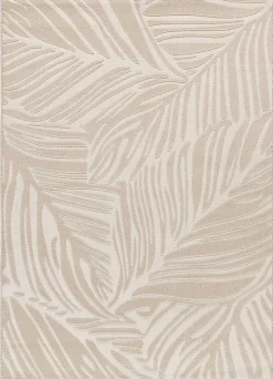 Tapis intérieur ATTICGO blanc rectangulaire botanique 80x150 cm SENSATION
