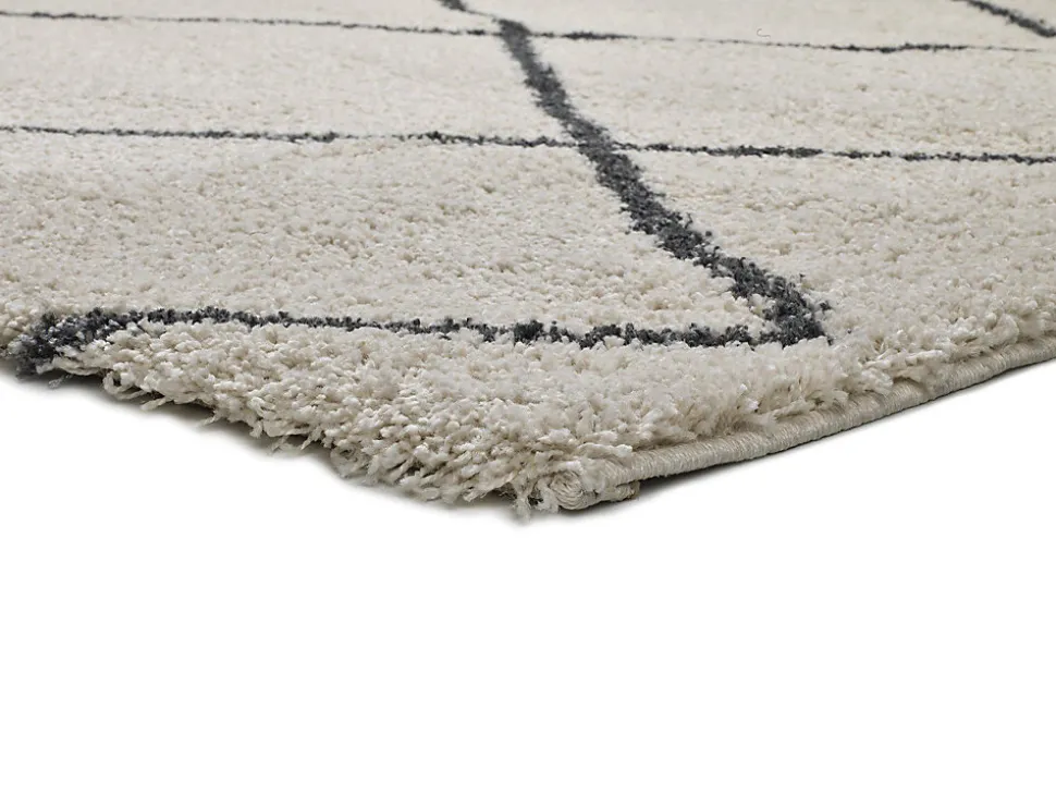 Tapis intérieur ATTICGO blanc rectangulaire éthnique 133x190 cm ATLAS
