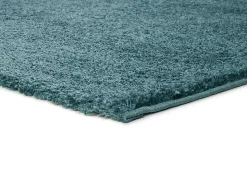 Tapis intérieur ATTICGO bleu rectangulaire shaggy uni 160x230 cm ATLAS
