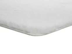 Tapis intérieur ATTICGO blanc rectangulaire shaggy uni 140x200 cm ALPACA